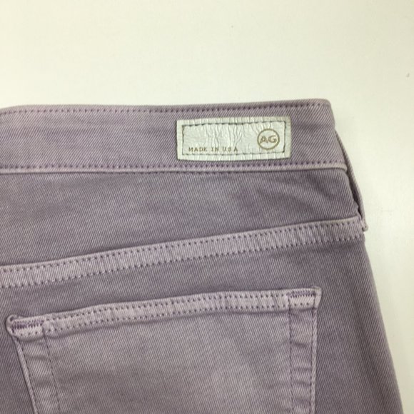 AG ADRIANO GOLDSCHMIED 5 Pocket Purple The Legging Super Skinny Ankle Jeans - Picture 10 of 13